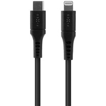 FIXED Liquid silicone USB-C / Lightning 60W 1,2m ern kabel