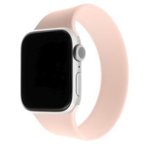 FIXED Elastický silikonový řemínek velikost XS pro Apple Watch 38/40mm růžový