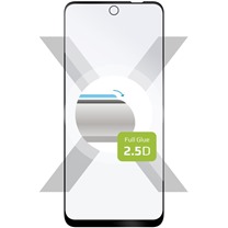 FIXED Full-Cover tvrzen sklo pro Motorola Moto E32 Full-Frame ern