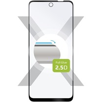 FIXED Full-Cover tvrzen sklo pro Motorola Moto E32s Full-Frame ern