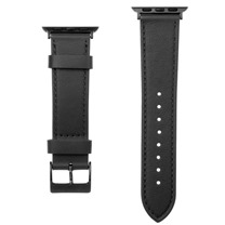 FIXED Leather Strap kožený řemínek pro Apple Watch 38/40/41mm černý