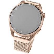 FIXED Mesh Strap nerezov emnek 18mm Quick Release pro smartwatch rov zlat
