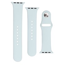 FIXED Silicone Strap Set silikonovch emnk pro Apple Watch 42 / 44 / 45 / 49mm svtle tyrkysov