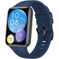 FIXED Silicone Strap silikonov emnek pro Huawei Watch Fit 2 modr