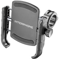 CellularLine Interphone Crab univerzln drk na motorku, kolo s antivibranm modulem ern