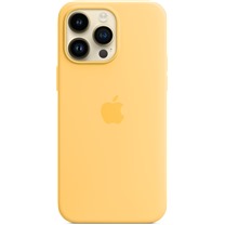 Apple silikonov kryt s MagSafe pro Apple iPhone 14 Pro Max slunen lut