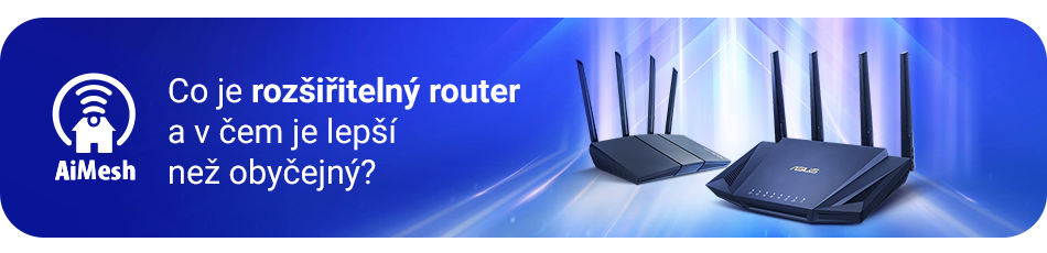 Rozšiřitelný router ASUS