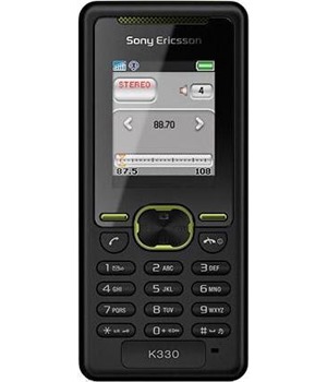 Sony Ericsson K330 Gold on Black