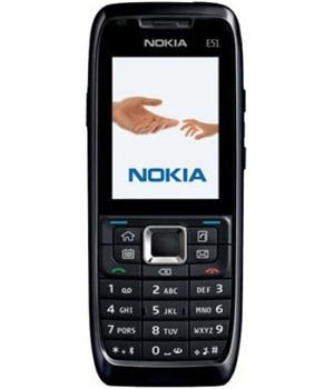 Nokia E51 Black Steel
