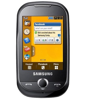 Samsung S3650 Corby Chrome Yellow