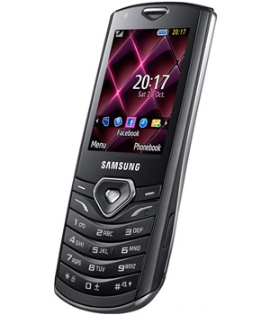 Samsung S5350 Shark Metallic Black