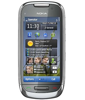 Nokia C7-00 Frosty Metal
