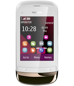 Nokia C2-02 Golden White