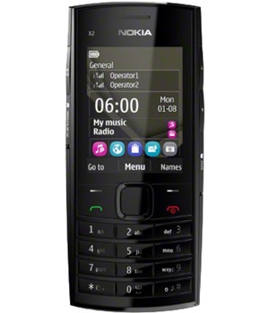 Nokia X2-02 Dual-SIM Dark Silver