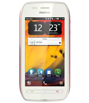 Nokia 603 White / Fushia