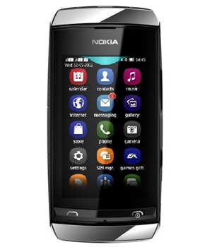 Nokia Asha 305 Silver White Dual-SIM