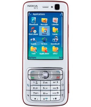 Nokia N73 Red White
