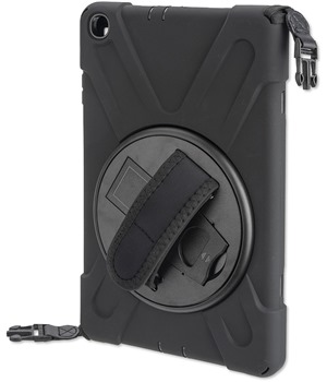 4smarts GRIP odolný kryt s páskem a stojánkem pro Samsung Galaxy Tab A 10.1 (2019) černý Sleva na nabíječku FIXED mini 30W k Tactical pouzdrum 23%