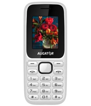 Aligator D200 Dual-SIM White / Black