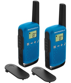Motorola Talkabout TLKR T42 vyslaky, 2ks modr