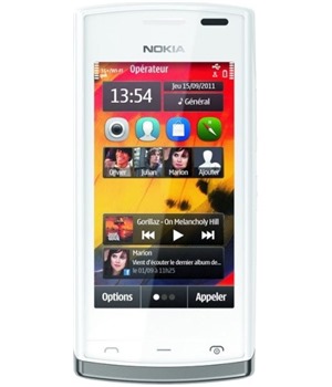 Nokia 500 White Silver