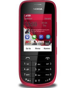 Nokia Asha 203 Dark Red