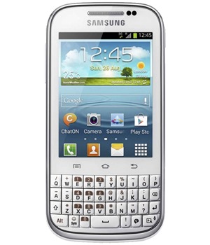Samsung B5330 Galaxy Chat White (GT-B5330ZWAETL)