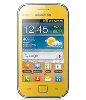 Samsung S6802 Galaxy Ace Duos Yellow (GT-S6802ZYAETL)