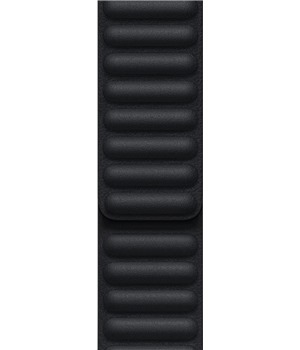 Apple Leather Link koen emnek pro Apple Watch 38 / 40 / 41mm temn inkoustov (Midnight)