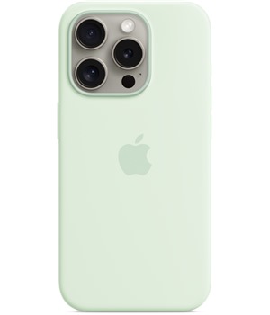 Apple silikonov zadn kryt s podporou MagSafe pro Apple iPhone 15 Pro svtle mtov