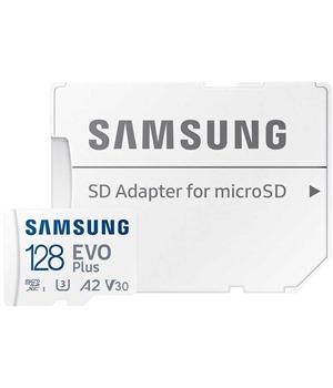 Samsung EVO+ microSDXC 128GB + SD adaptr