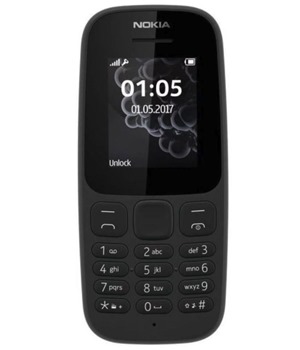 Nokia 105 2017 Dual-SIM Black