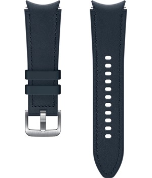 Samsung Leather Band polokoen emnek 20mm Quick Release pro smartwatch modr (ET-SHR88SNEGEU) S / M