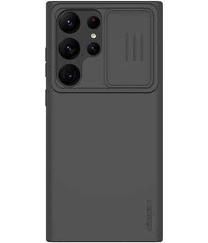 Nillkin CamShield Silky zadn silikonov kryt s krytkou kamery pro Samsung Galaxy S23 Ultra ern