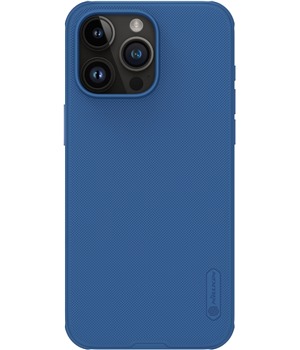 Nillkin Super Frosted Pro Magnetic zadní kryt se zabudovanými magnety pro Apple iPhone 15 Pro Max modrý