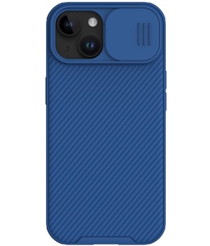 Nillkin CamShield Pro zadn kryt s krytkou kamery pro Apple iPhone 15 modr