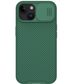 Nillkin CamShield Pro zadn kryt s krytkou kamery pro Apple iPhone 15 Plus zelen