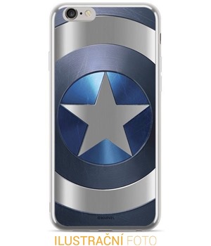 MARVEL Captain America 005 zadní kryt pro Huawei Y5 2018 stříbrný