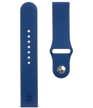 Tactical Classic silikonov emnek 22mm QuickFit pro smartwatch modr