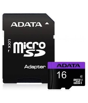 ADATA Premier Class microSDHC 16GB + SD adaptr