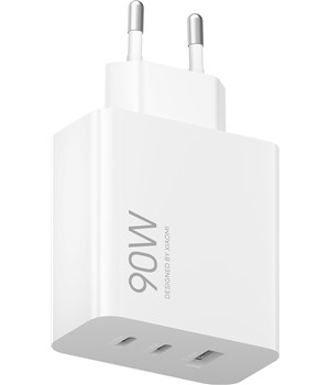 Xiaomi 3-Port 90W HyperCharge USB-C / USB-C nabíječka bez kabelu bílá