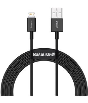 Baseus Superior Series USB-A / Lightning 2.4A 2m černý kabel