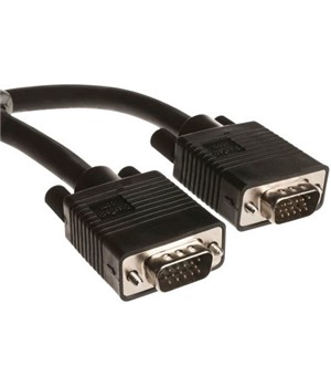 C-TECH VGA / VGA 5m ern kabel