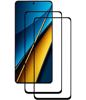 CELLFISH DUO 5D tvrzen sklo pro Xiaomi Redmi Note 13 Pro 5G / POCO X6 5G Full-Frame ern 2ks