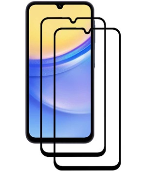 CELLFISH DUO 5D tvrzen sklo pro Samsung Galaxy A15 / A15 5G Full-Frame ern 2ks