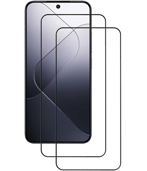 CELLFISH DUO 5D tvrzen sklo pro Xiaomi 14 Full-Frame ern 2ks