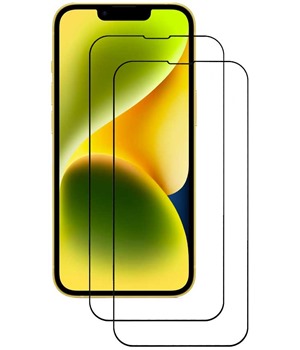 CELLFISH DUO 5D tvrzen sklo pro Apple iPhone 13 / 13 Pro / 14 Full-Frame ern 2ks