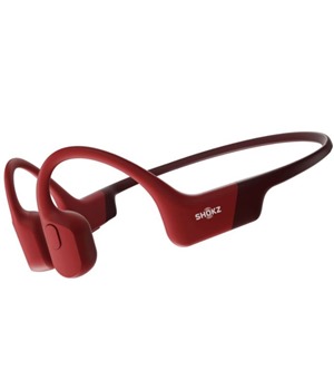 Shokz OpenRun bezdrátová sportovní open-ear sluchátka červená SLEVA na FIXED 20W nabíječka s PD
