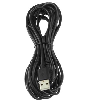 TrueCam USB / mini USB 4m černý kabel s podporou Parkshield®