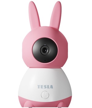 Tesla Smart Camera 360 Baby dětská chůvička růžová